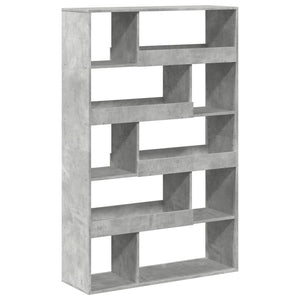vidaXL Bookcase Concrete Gray 100x33x156.5 cm Engineered Wood