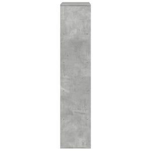 vidaXL Bookcase Concrete Gray 100x33x156.5 cm Engineered Wood