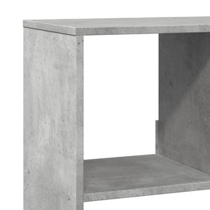 vidaXL Bookcase Concrete Gray 100x33x156.5 cm Engineered Wood