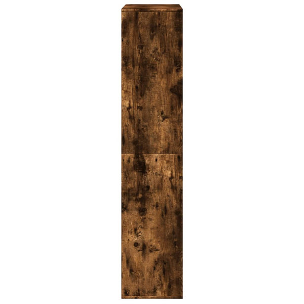 vidaXL Bookcase Smoked Oak 100x33x156.5 cm Engineered Wood
