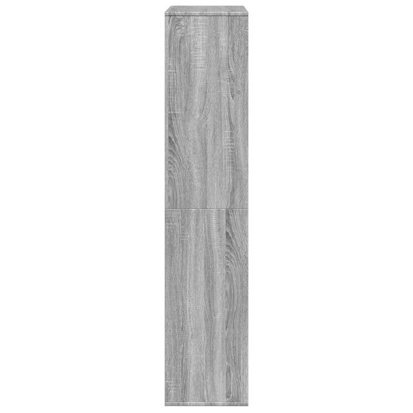 vidaXL Bookcase Grey Sonoma 100x33x156.5 cm Engineered Wood