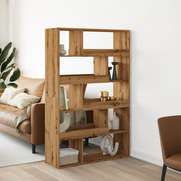vidaXL Bookcase Artisan Oak 100x33x156.5 cm Engineered Wood