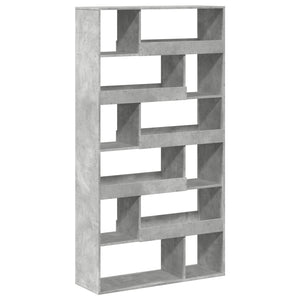 vidaXL Bookshelf Concrete Gray 100x33x187.5 cm Engineered Wood