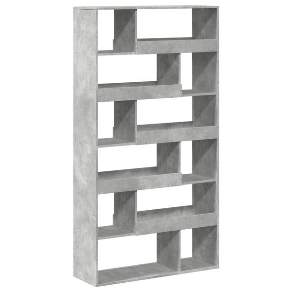 vidaXL Bookshelf Concrete Gray 100x33x187.5 cm Engineered Wood