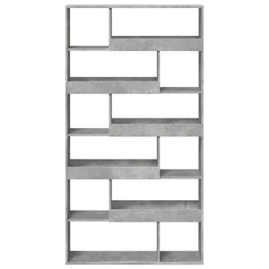 vidaXL Bookshelf Concrete Gray 100x33x187.5 cm Engineered Wood