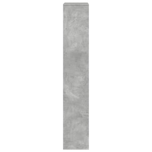 vidaXL Bookshelf Concrete Gray 100x33x187.5 cm Engineered Wood