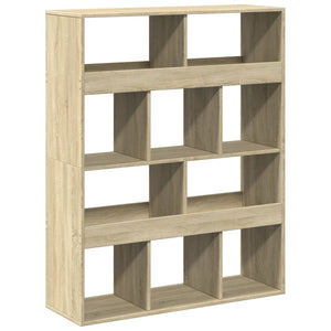vidaXL Sonoma Oak Bookcase 100x33x125.5 cm Engineered Wood