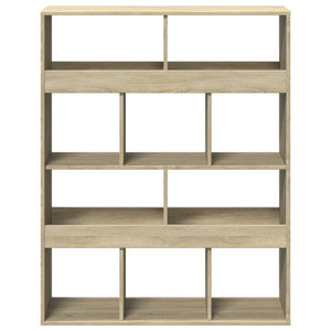 vidaXL Sonoma Oak Bookcase 100x33x125.5 cm Engineered Wood