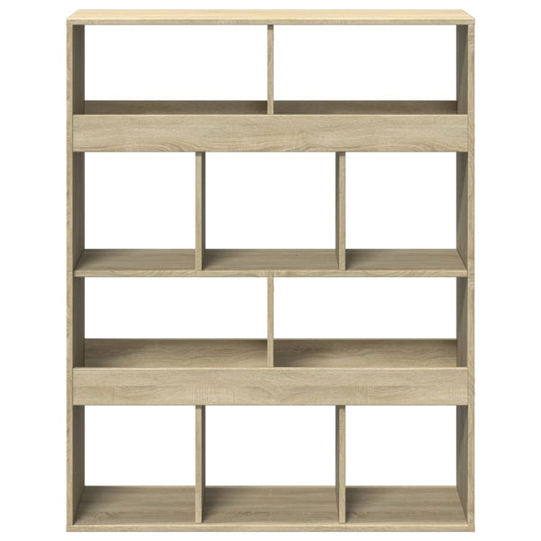 vidaXL Sonoma Oak Bookcase 100x33x125.5 cm Engineered Wood