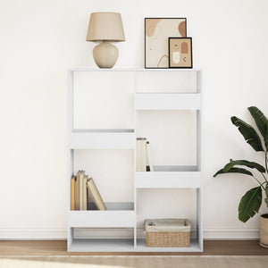 vidaXL Bookshelf White 100x33x135 cm Engineered Wood
