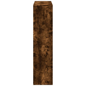 vidaXL Bookshelf Smoked Oak 100x33x135 cm Engineered Wood