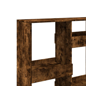 vidaXL Bookshelf Smoked Oak 100x33x135 cm Engineered Wood