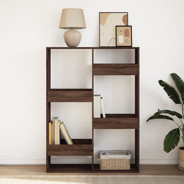 vidaXL Bookshelf Brown Oak Look 100x33x135 cm Engineered Wood