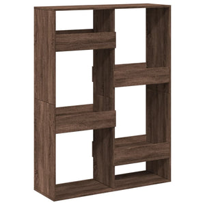 vidaXL Bookshelf Brown Oak Look 100x33x135 cm Engineered Wood