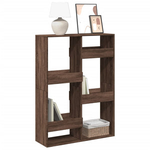 vidaXL Bookshelf Brown Oak Look 100x33x135 cm Engineered Wood