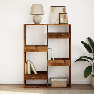 vidaXL Bookshelf Reclaimed Wood Look 100x33x135 cm Engineered Wood