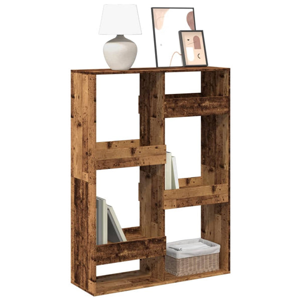 vidaXL Bookshelf Reclaimed Wood Look 100x33x135 cm Engineered Wood