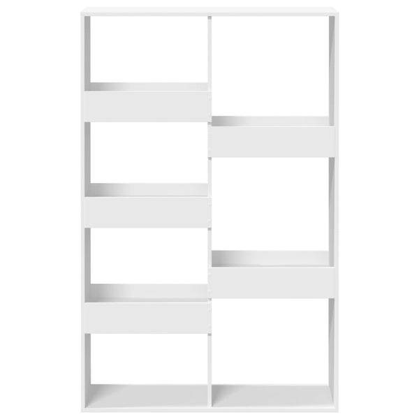 vidaXL Bookcase White 100x33x155.5 cm Engineered Wood