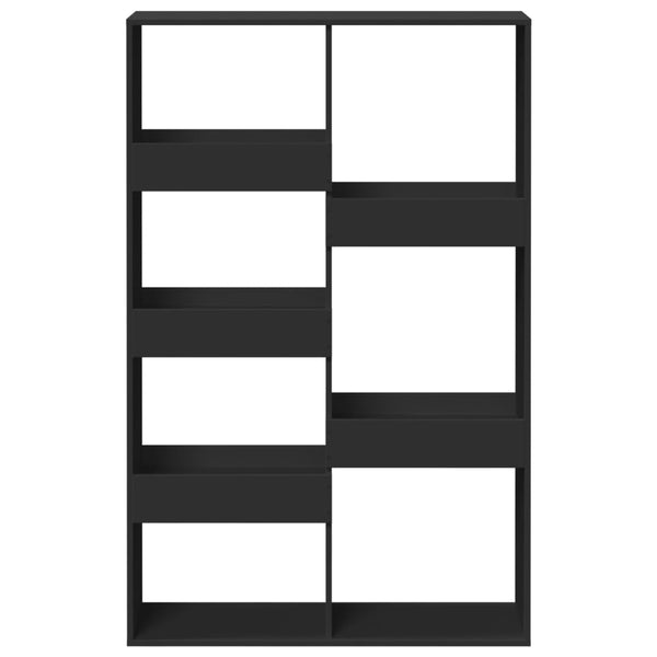 vidaXL Bookcase Black 100x33x155.5 cm Engineered Wood