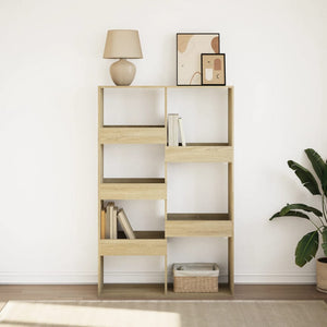 vidaXL Sonoma Oak Bookcase 100x33x155.5 cm Engineered Wood