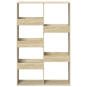 vidaXL Sonoma Oak Bookcase 100x33x155.5 cm Engineered Wood