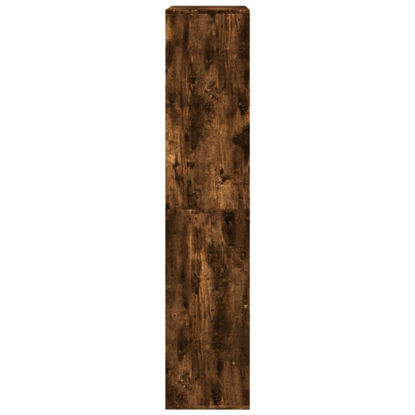 vidaXL Bookshelf Smoked Oak 100x33x155.5 cm Engineered Wood
