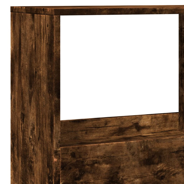 vidaXL Bookshelf Smoked Oak 100x33x155.5 cm Engineered Wood