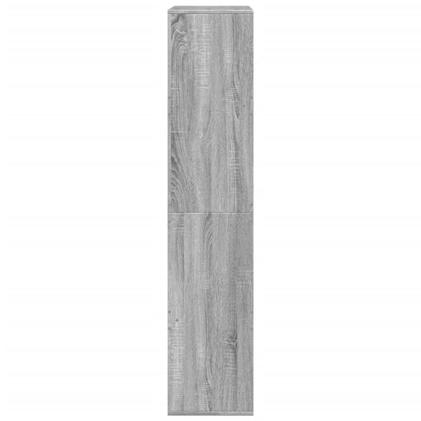 vidaXL Bookcase Grey Sonoma 100x33x155.5 cm Engineered Wood