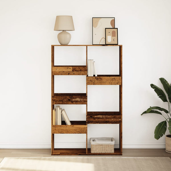 vidaXL Bookshelf Reclaimed Wood Look 100x33x155.5 cm Engineered Wood