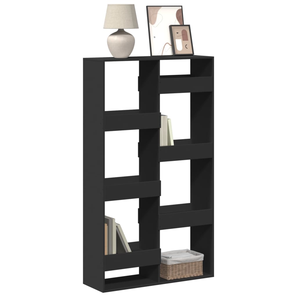 vidaXL Bookshelf Black 100x33x175 cm Engineered Wood