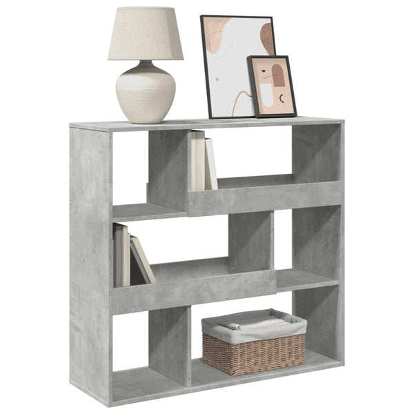 vidaXL Room Divider Concrete Gray 100x33x94.5 cm Engineered Wood