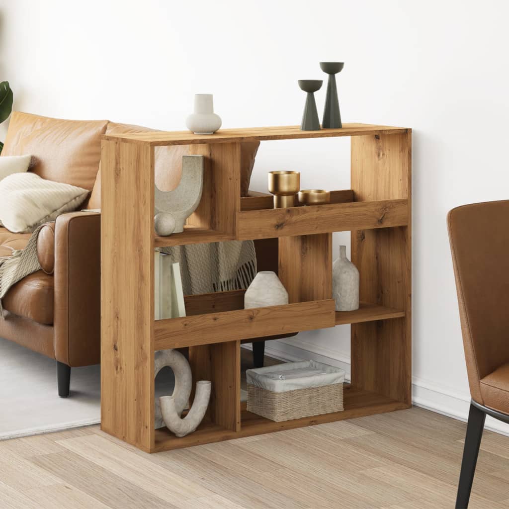 vidaXL Room Divider Artisan Oak 100x33x94.5 cm Engineered Wood