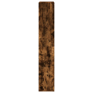 vidaXL Room Divider Smoked Oak 100x33x187.5 cm Engineered Wood