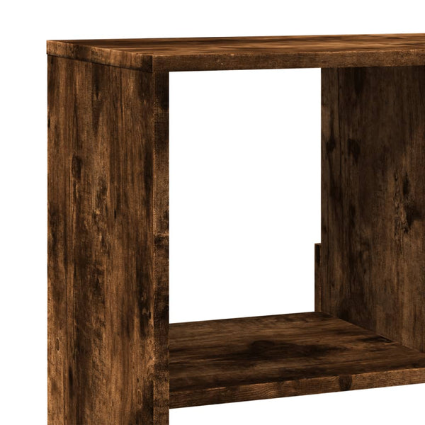 vidaXL Room Divider Smoked Oak 100x33x187.5 cm Engineered Wood