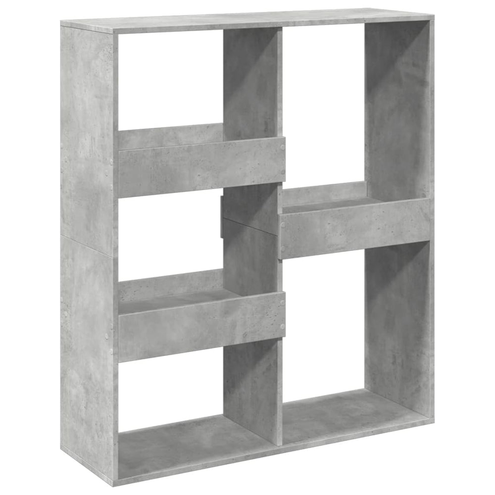 vidaXL Room Divider Concrete Gray 100x33x115 cm Engineered Wood