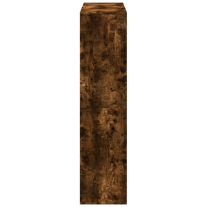 vidaXL Room Divider Smoked Oak 100x33x135 cm Engineered Wood