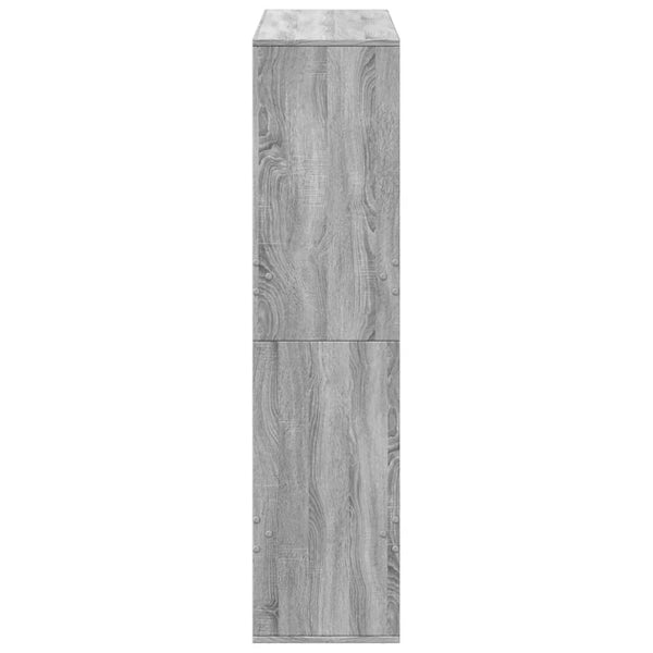 vidaXL Room Divider Grey Sonoma 100x33x135 cm Engineered Wood
