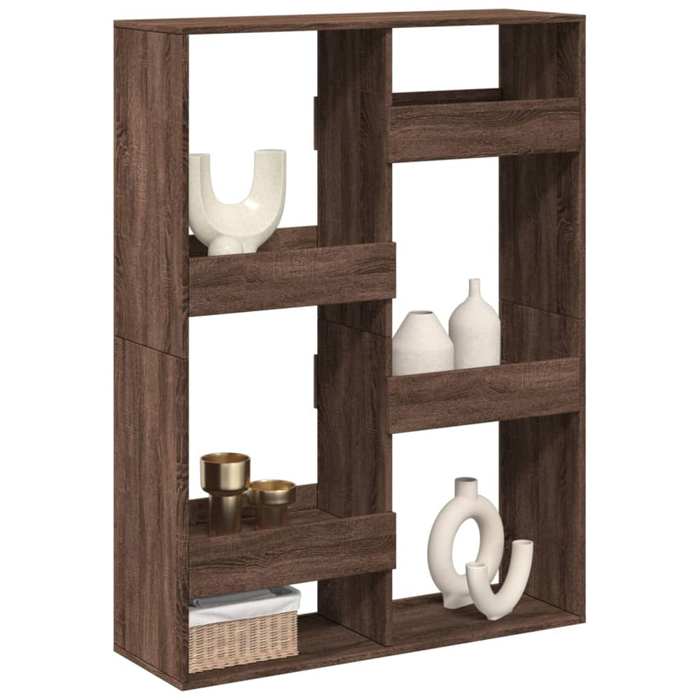 vidaXL Room Divider Brown Oak Look 100x33x135 cm Engineered Wood