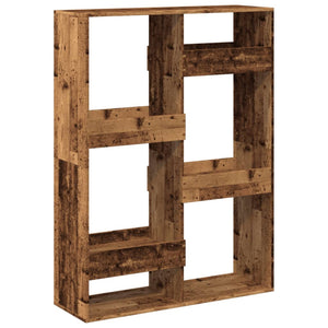 vidaXL Room Divider Reclaimed Wood Look 100x33x135 cm Engineered Wood