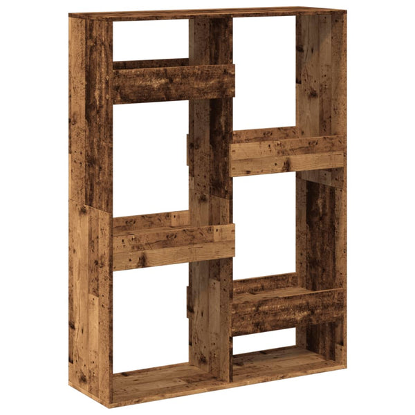 vidaXL Room Divider Reclaimed Wood Look 100x33x135 cm Engineered Wood