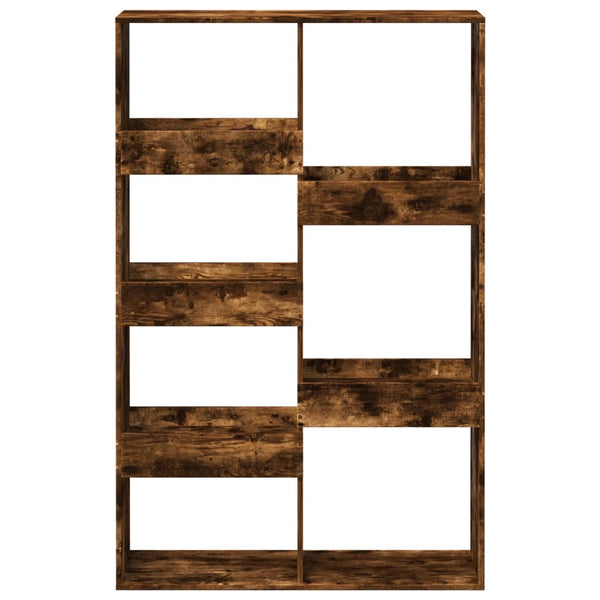 vidaXL Room Divider Smoked Oak 100x33x155.5 cm Engineered Wood