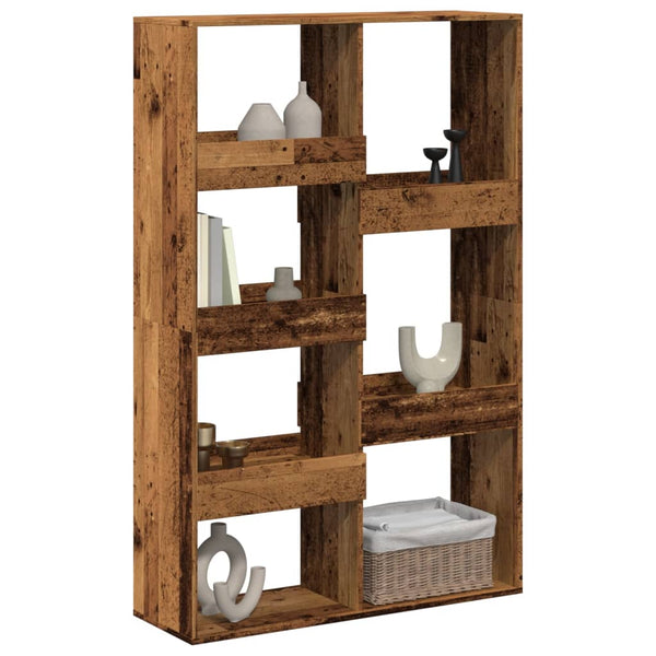 vidaXL Room Divider Reclaimed Wood Look 100x33x155.5 cm Engineered Wood