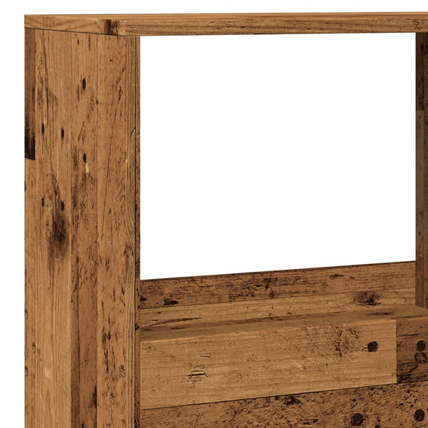 vidaXL Room Divider Reclaimed Wood Look 100x33x155.5 cm Engineered Wood