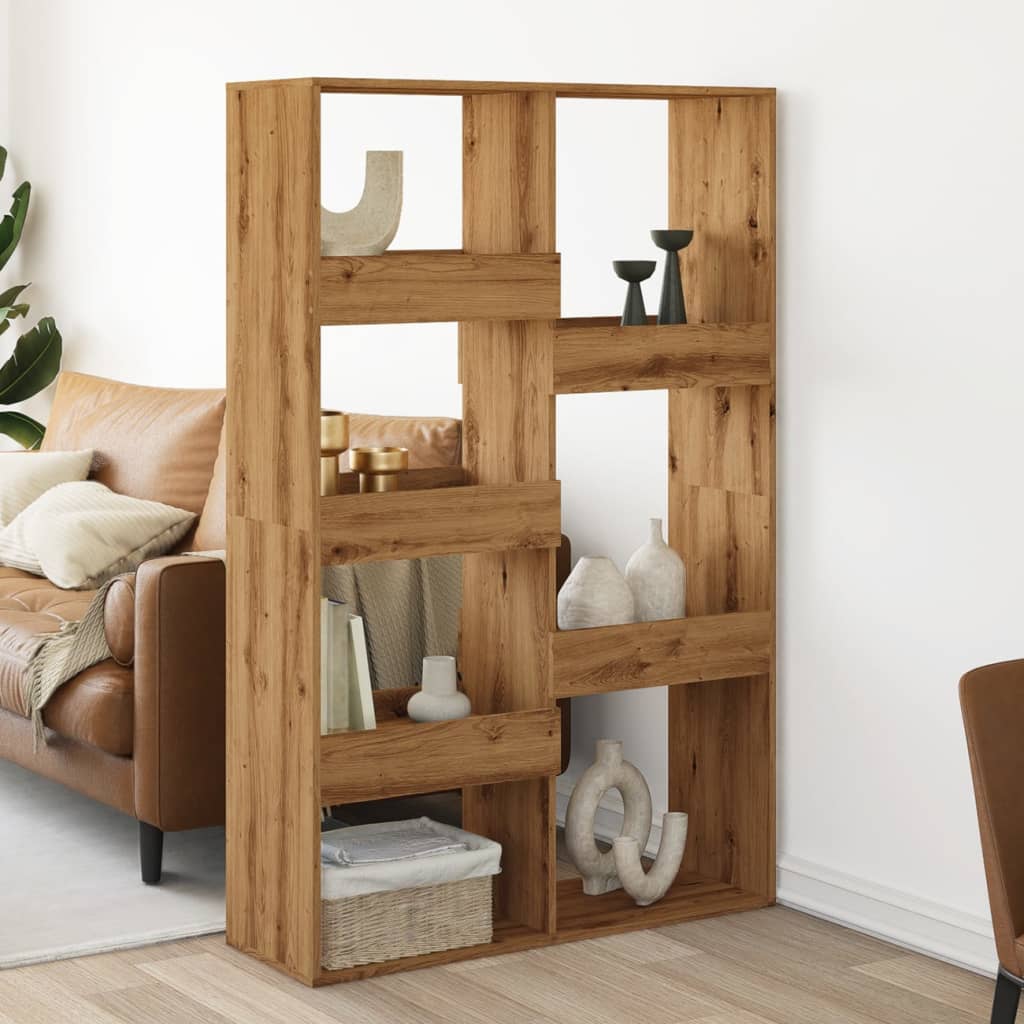 vidaXL Room Divider Artisan Oak 100x33x155.5 cm Engineered Wood