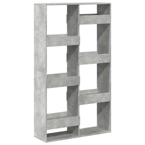 vidaXL Room Divider Concrete Gray 100x33x175 cm Engineered Wood