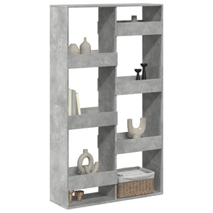 vidaXL Room Divider Concrete Gray 100x33x175 cm Engineered Wood