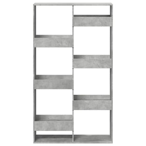 vidaXL Room Divider Concrete Gray 100x33x175 cm Engineered Wood