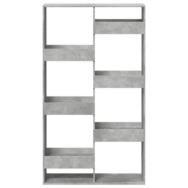 vidaXL Room Divider Concrete Gray 100x33x175 cm Engineered Wood