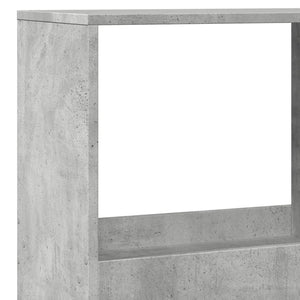 vidaXL Room Divider Concrete Gray 100x33x175 cm Engineered Wood
