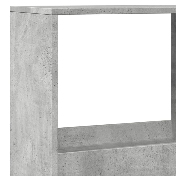 vidaXL Room Divider Concrete Gray 100x33x175 cm Engineered Wood